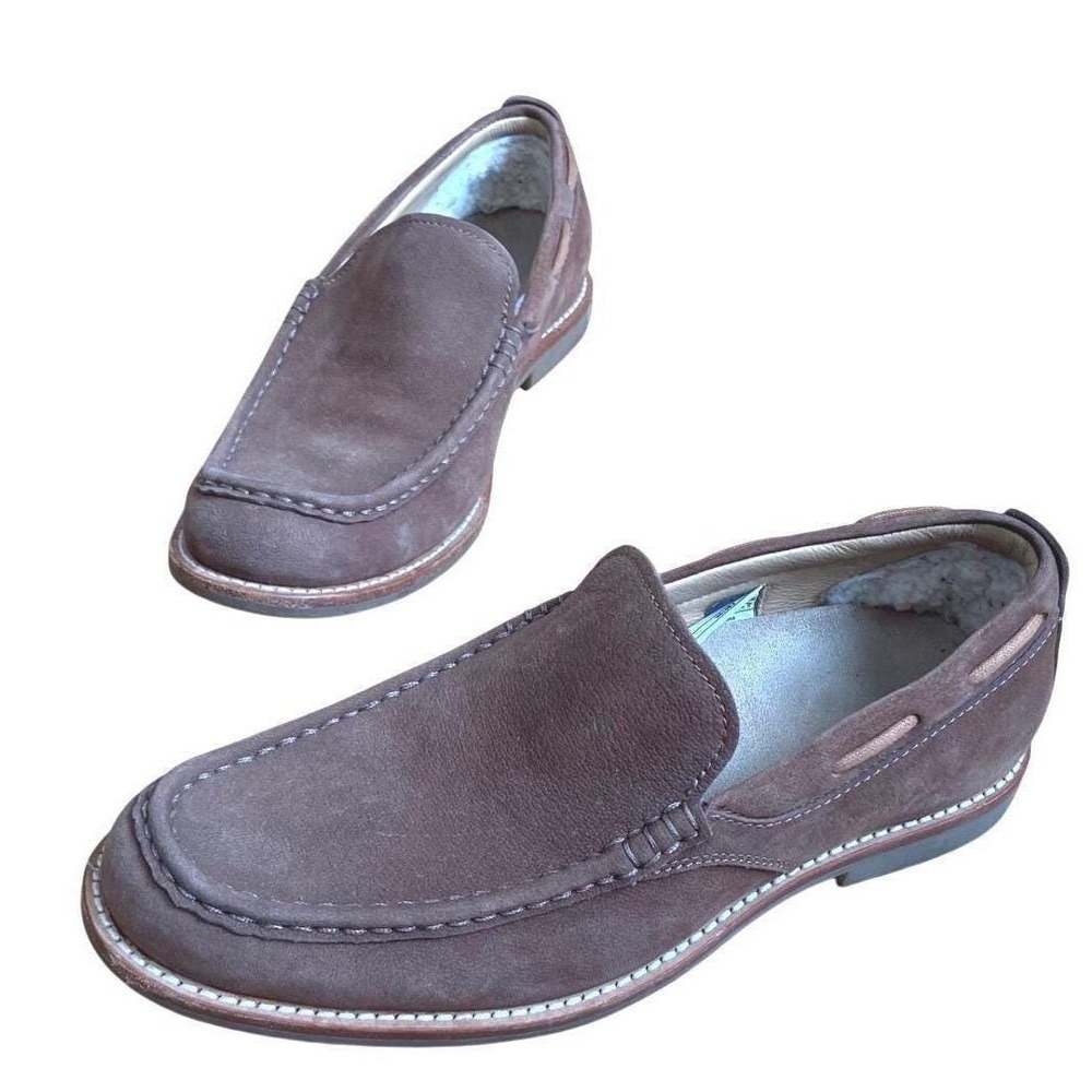 UGG Australia Men's‎ Brown Suede Moccasin Loafer Shoes Size 7.5 US
